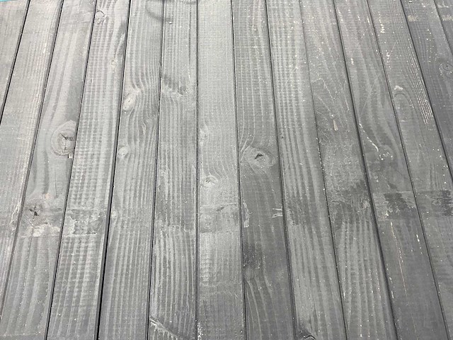 Douglas paal geschaafd zwart 270x6,5x6,5 cm (50x) - afbeelding 4 van  8