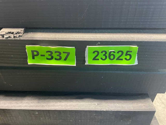 Douglas paal geschaafd zwart 270x6,5x6,5 cm (75x) - afbeelding 7 van  8