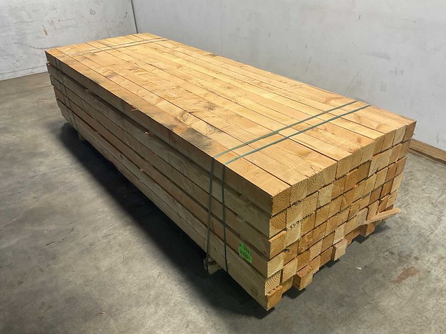 Douglas paal gezaagd - 300x10x10 cm (33x) - afbeelding 1 van  6