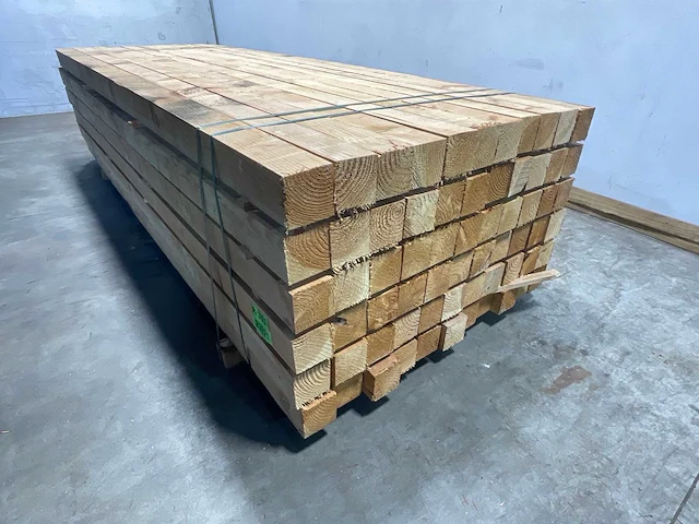 Douglas paal gezaagd - 300x10x10 cm (33x) - afbeelding 5 van  8