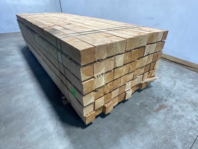 Douglas paal gezaagd - 300x10x10 cm (66x) - afbeelding 3 van  4