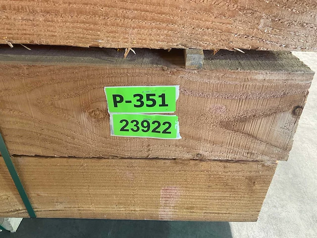 Douglas paal gezaagd - 300x15x15 cm (14x) - afbeelding 6 van  9