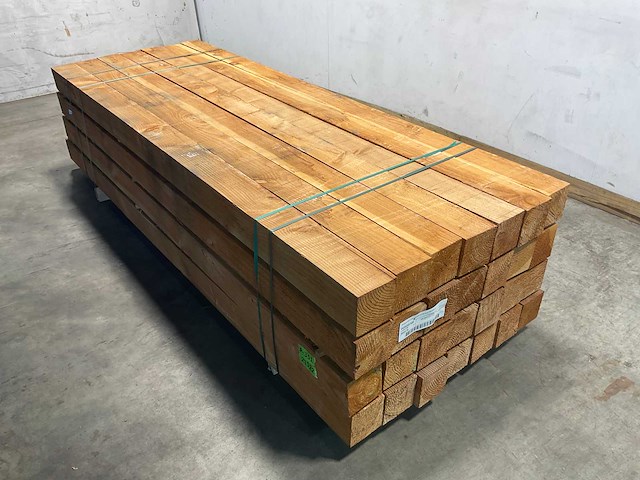 Douglas paal gezaagd - 300x15x15 cm (28x) - afbeelding 5 van  9