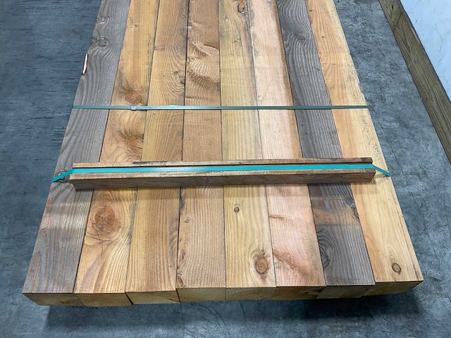 Douglas paal ruw - 300x12x12 cm (8x) - afbeelding 5 van  9