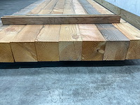 Douglas paal ruw - 300x12x12 cm (8x) - afbeelding 8 van  9