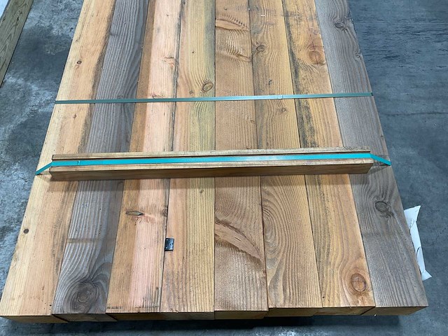 Douglas paal ruw - 300x12x12 cm (8x) - afbeelding 4 van  9