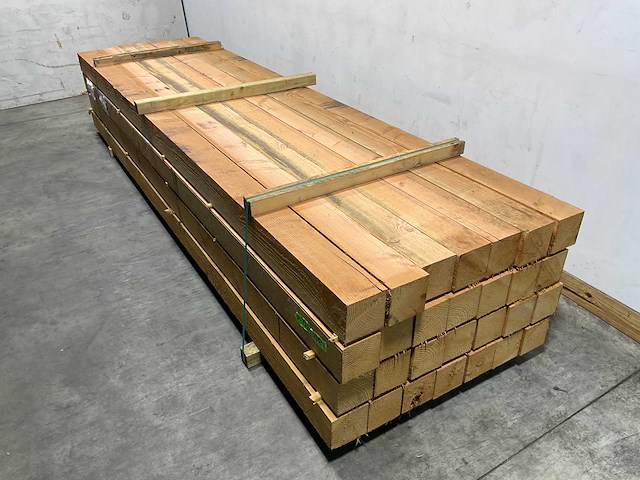 Douglas paal ruw - 400x15x15 cm (11x) - afbeelding 1 van  6