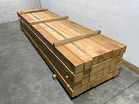 Douglas paal ruw - 400x15x15 cm (11x) - afbeelding 1 van  6