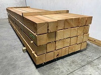 Douglas paal ruw - 400x15x15 cm (11x) - afbeelding 4 van  6