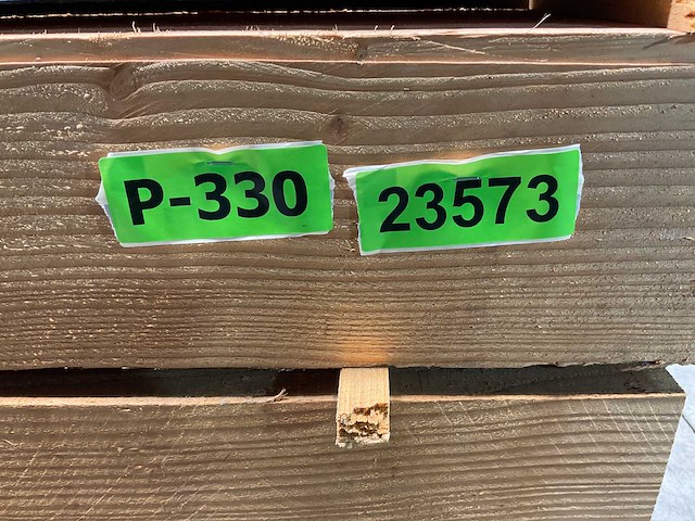 Douglas paal ruw - 400x15x15 cm (11x) - afbeelding 6 van  6