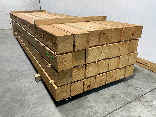 Douglas paal ruw - 400x15x15 cm (8x) - afbeelding 5 van  8