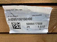 Douglas paal ruw - 400x15x15 cm (8x) - afbeelding 8 van  8