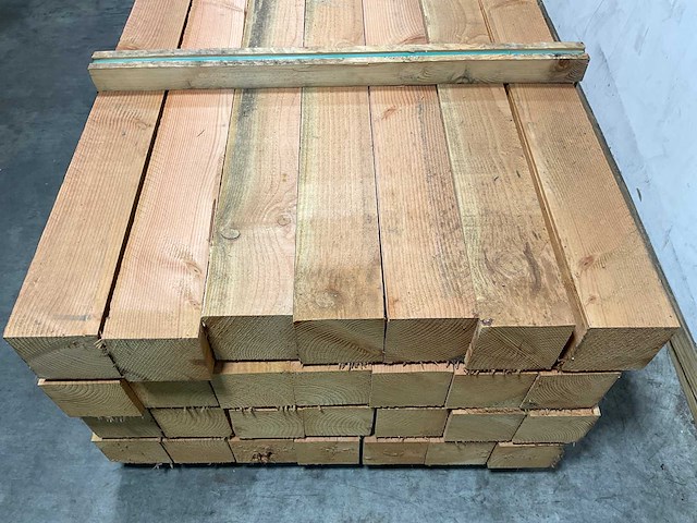Douglas paal ruw - 400x15x15 cm (8x) - afbeelding 3 van  8