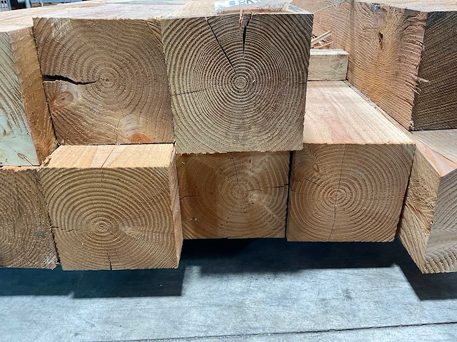 Douglas paal ruw - 400x20x20 cm (8x) - afbeelding 6 van  7