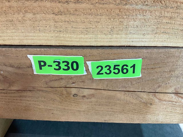 Douglas paal ruw - 400x20x20 cm (9x) - afbeelding 7 van  7