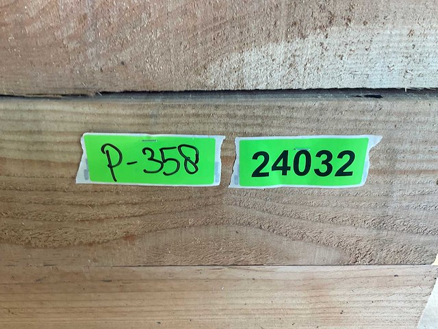 Douglas paal zonder punt 300x14x14 cm (21x) - afbeelding 6 van  6