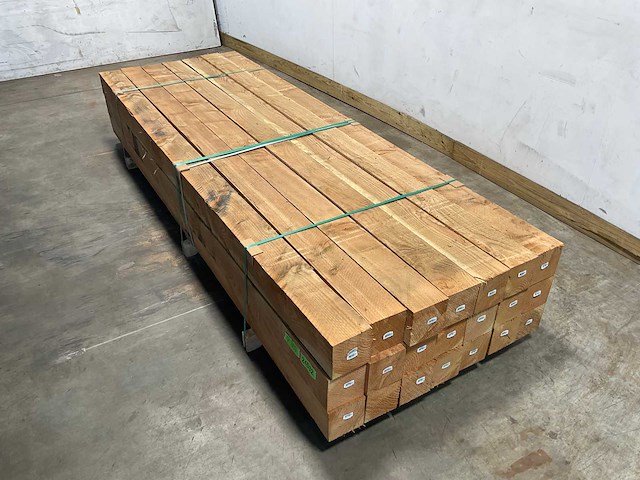 Douglas paal zonder punt 300x14x14 cm (21x) - afbeelding 1 van  2