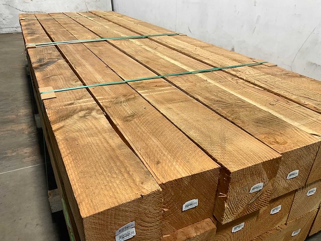 Douglas paal zonder punt 300x14x14 cm (21x) - afbeelding 2 van  4