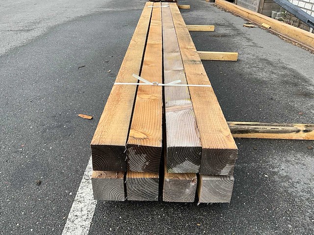Douglas palen 4000x120x120 mm (8x) - afbeelding 3 van  5