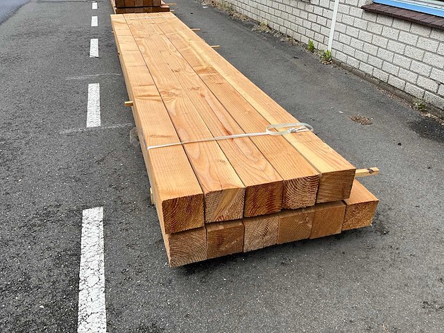 Douglas palen 4000x150x150 mm (11x) - afbeelding 4 van  7
