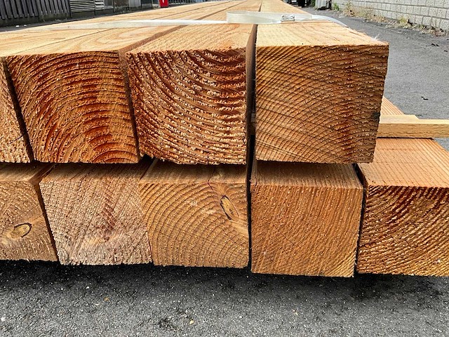 Douglas palen 4000x150x150 mm (11x) - afbeelding 6 van  7
