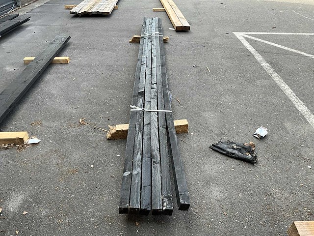 Douglas palen 4000x50x50 mm (6x) - afbeelding 1 van  3
