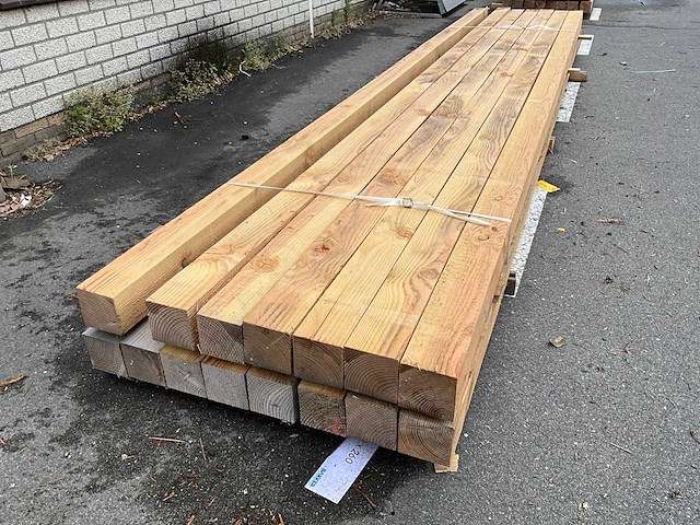 Douglas palen 5000x120x120 mm (15x) - afbeelding 1 van  4
