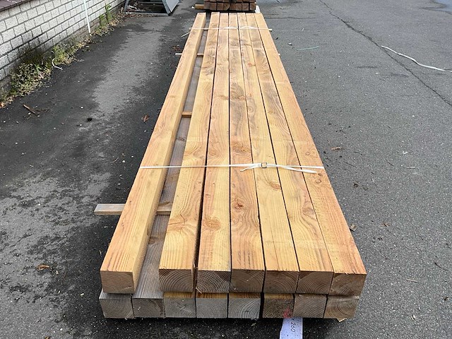 Douglas palen 5000x120x120 mm (15x) - afbeelding 2 van  4