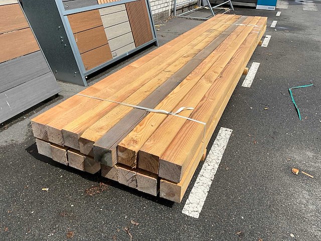 Douglas palen 5000x120x120 mm (16x) - afbeelding 1 van  5