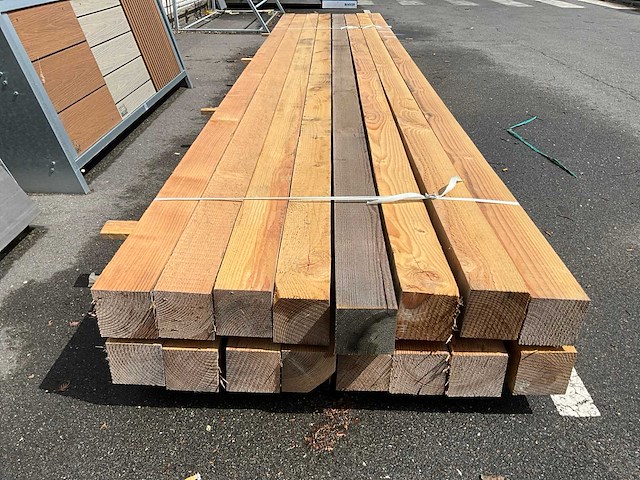Douglas palen 5000x120x120 mm (16x) - afbeelding 2 van  5