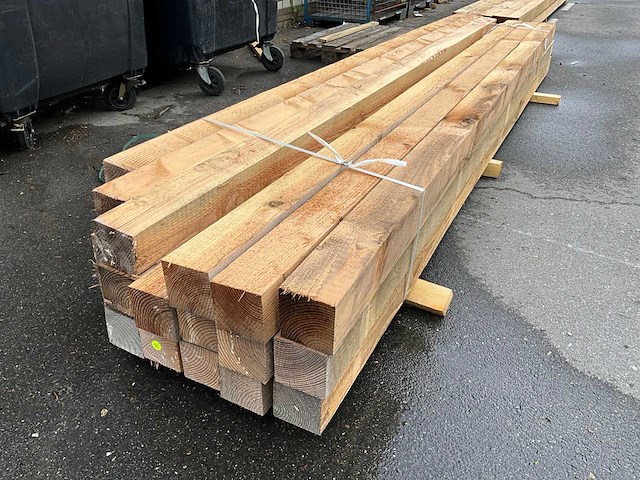 Douglas palen 5000x120x120 mm (20x) - afbeelding 1 van  5