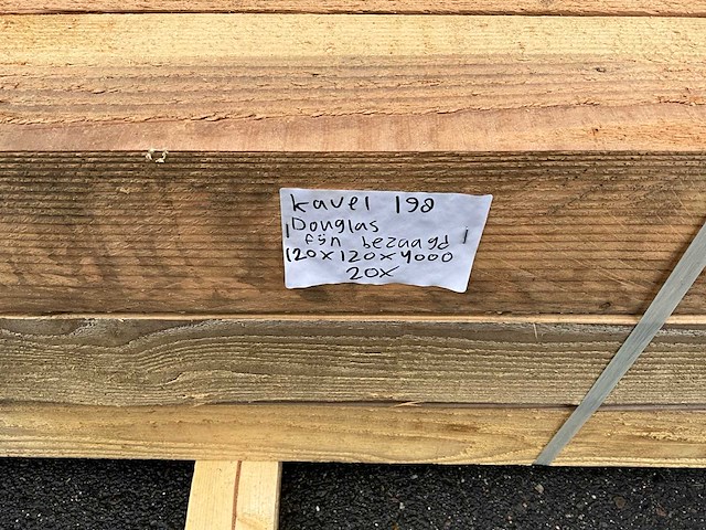 Douglas palen 5000x120x120 mm (20x) - afbeelding 5 van  5