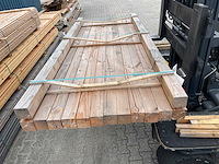 Douglas palen geschaafd 2500x90x90mm (14x) - afbeelding 1 van  3