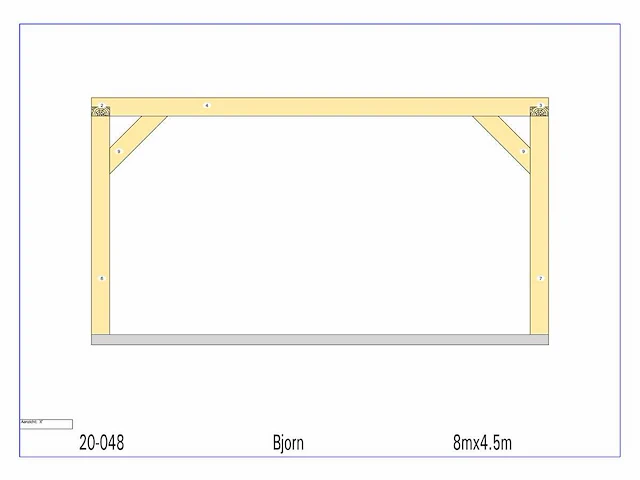 Douglas paviljoen 4,5x8 - afbeelding 8 van  14