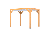 Douglas pergola 234 x 320 cm, verando, orgin - afbeelding 1 van  6