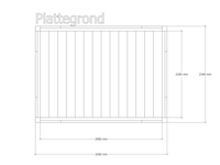 Douglas pergola, 234 x 320 cm verando, origin - afbeelding 2 van  6