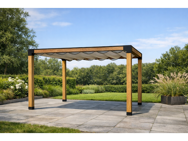 Douglas pergola, 234 x 334 cm verando, living - afbeelding 1 van  2