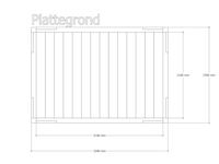 Douglas pergola, 234 x 334 cm verando, pure - afbeelding 2 van  6
