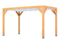 Douglas pergola, 234 x 420 cm verando, origin - afbeelding 1 van  2