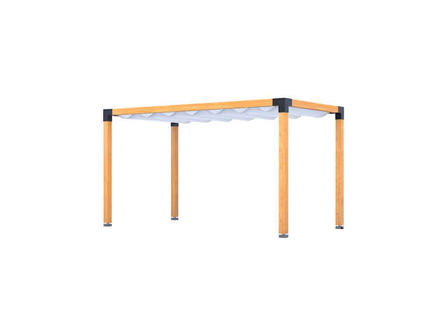 Douglas pergola, 234 x 434 cm verando, living - afbeelding 1 van  6