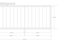 Douglas pergola, 234 x 520 cm verando, origin - afbeelding 2 van  6