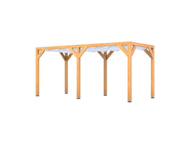 Douglas pergola, 234 x 534 cm verando, pure - afbeelding 1 van  6