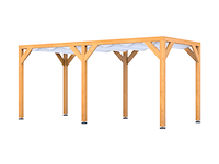 Douglas pergola, 234 x 534 cm verando, pure
