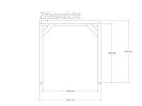 Douglas pergola 234x434cm verando, pure - afbeelding 4 van  6