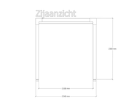 Douglas pergola 234x534cm verando, living - afbeelding 4 van  6