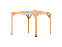 Douglas pergola 324 x 320 cm, verando, orgin - afbeelding 1 van  6