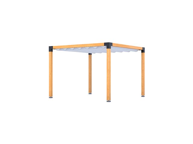 Douglas pergola, 324 x 334 cm verando, living - afbeelding 1 van  6