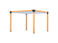 Douglas pergola, 324 x 334 cm verando, living