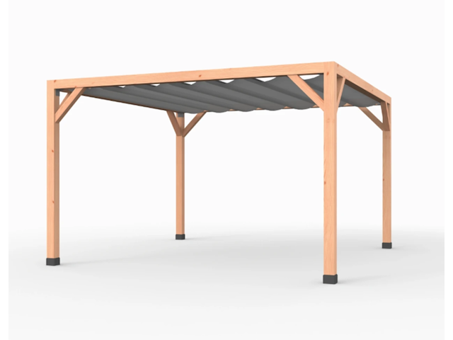 Douglas pergola, 324 x 334 cm verando, pure - afbeelding 1 van  2