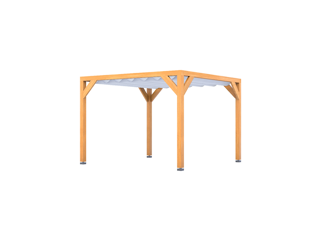 Douglas pergola, 324 x 334 cm verando, pure - afbeelding 1 van  6